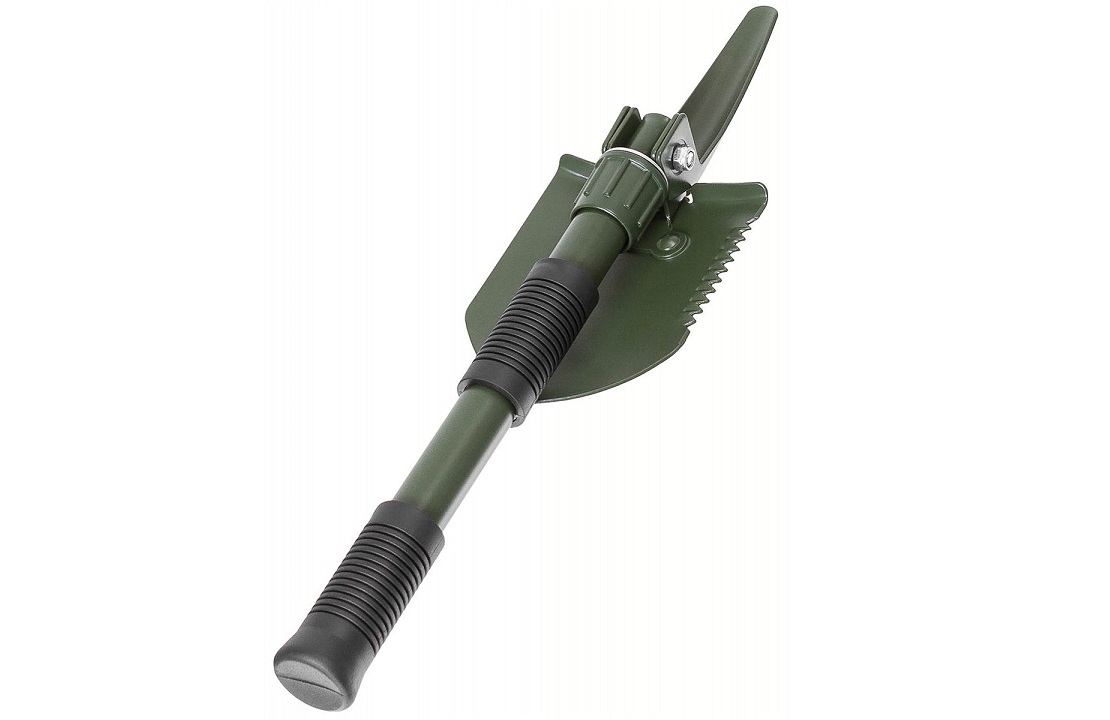 Mini Klappspatenset, 3 in 1, oliv von MFH