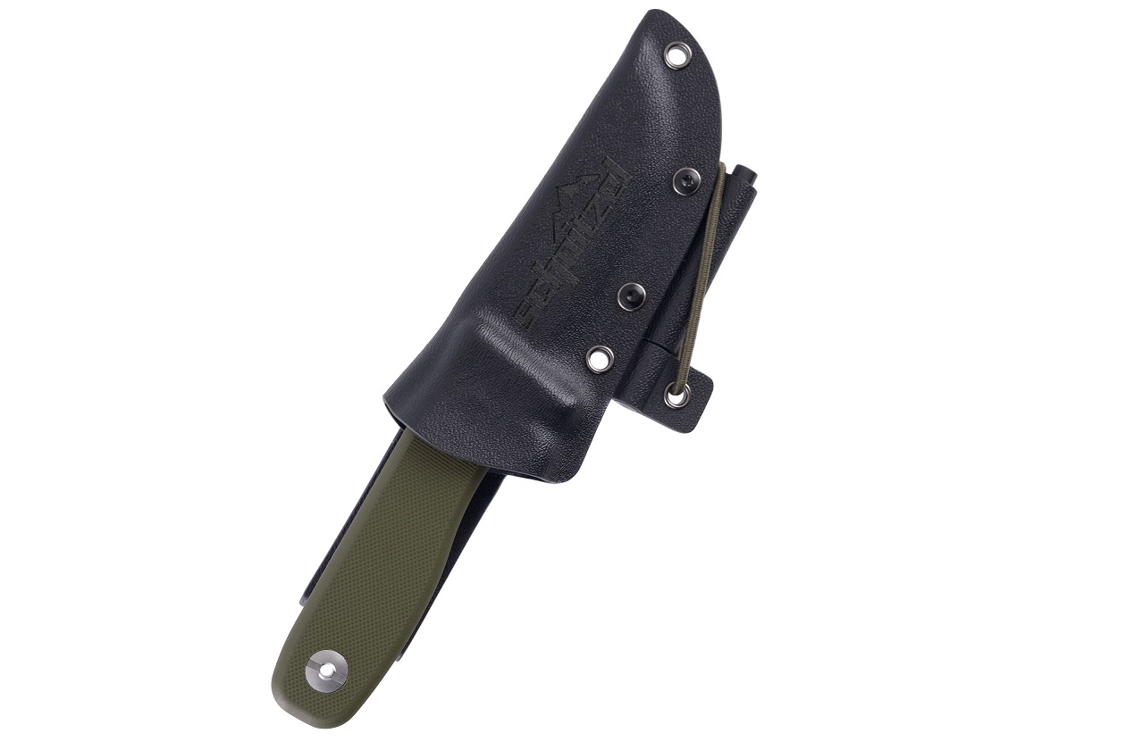 Schnitzel DU, Schnitzmesser und Outdoormesser für Kinder ab 10 Jahre, grün