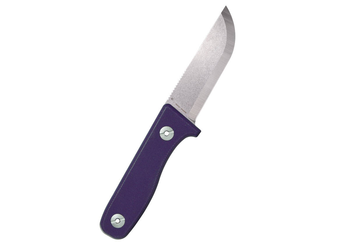 Schnitzel DU, Schnitzmesser und Outdoormesser für Kinder ab 10 Jahre, lila