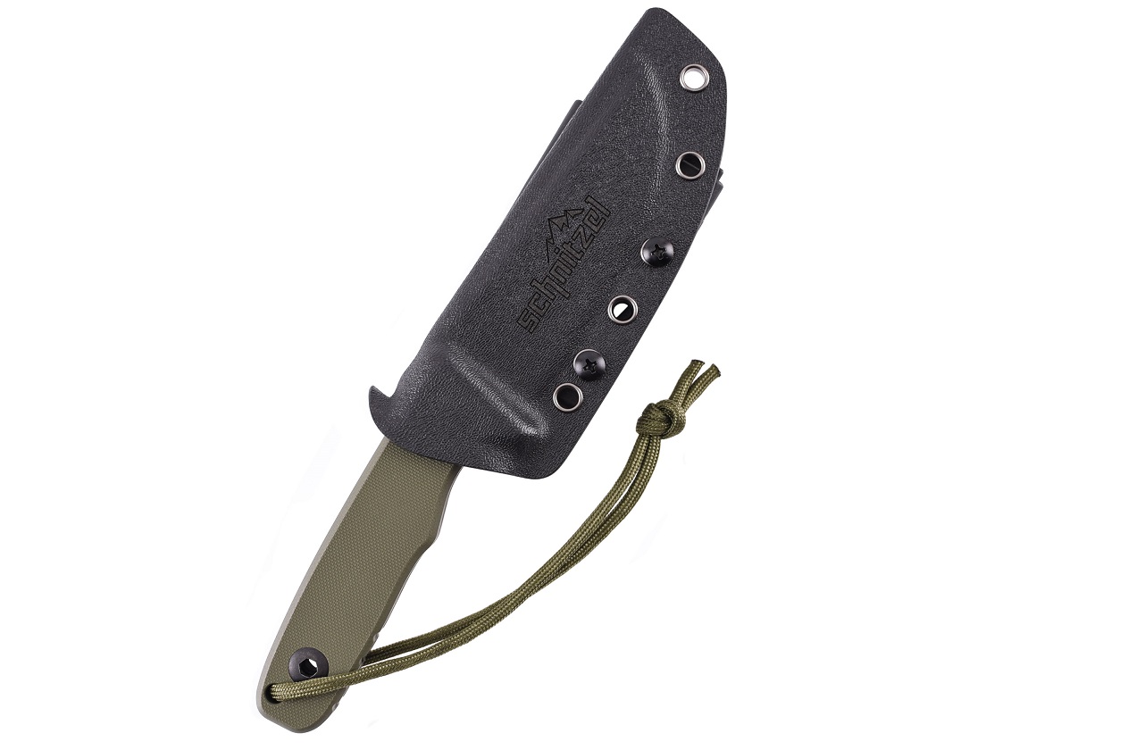 Schnitzel TRI, Outdoormesser, grün