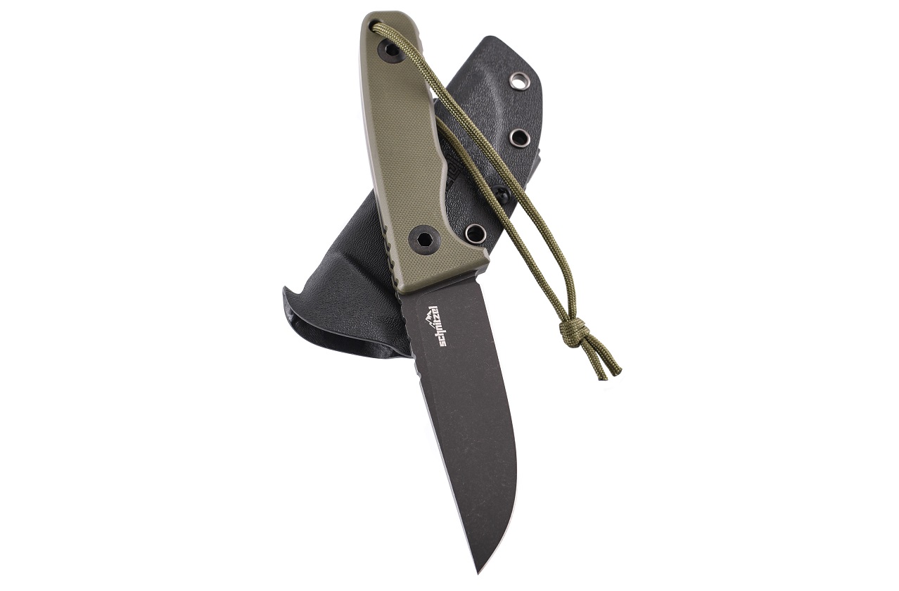 Schnitzel TRI, Outdoormesser, grün
