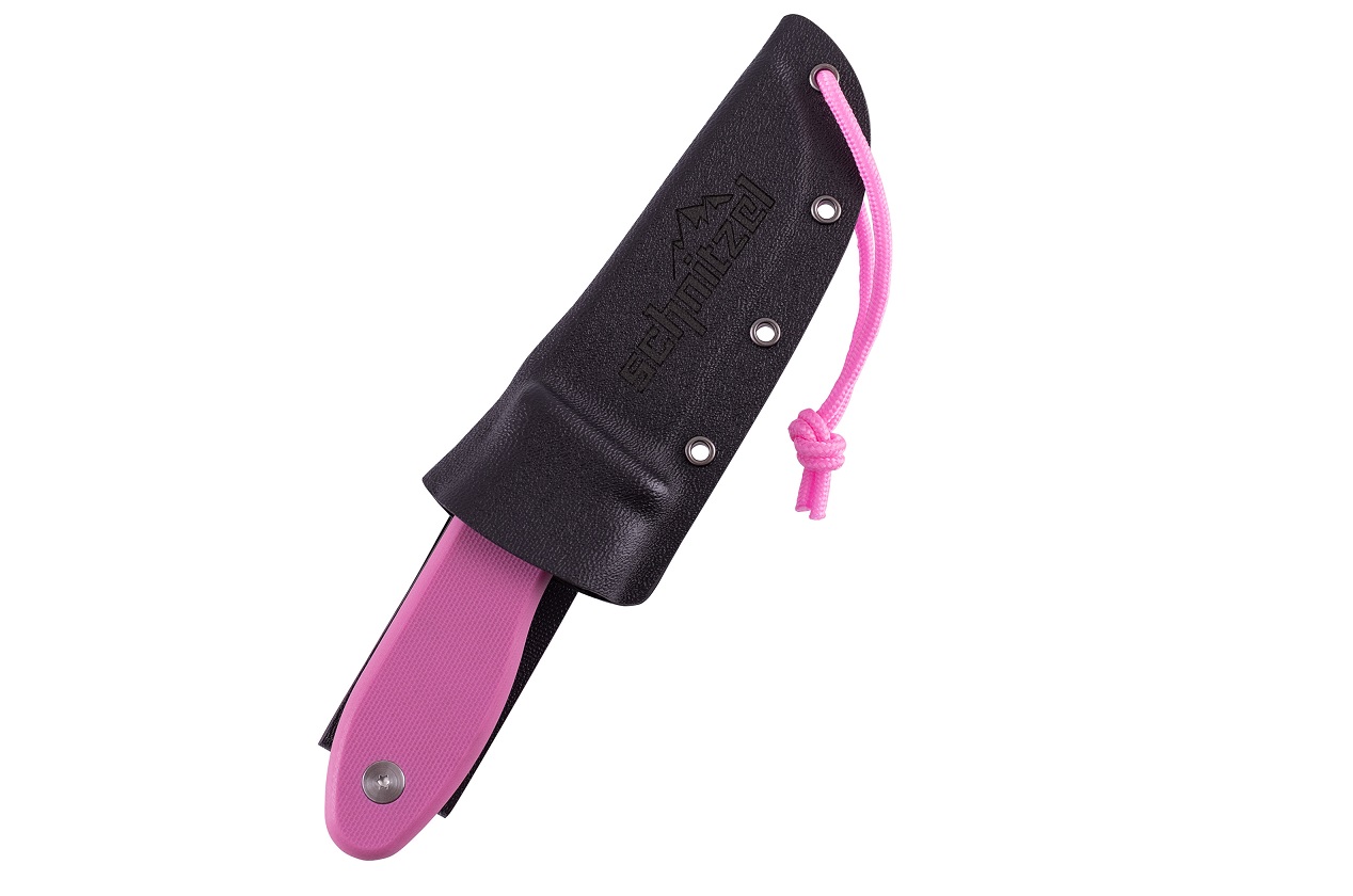 Schnitzel UNU, Kinder-Outdoormesser/Schnitzmesser, pink